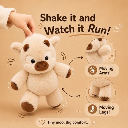 Peluche de Vaca Corriendo